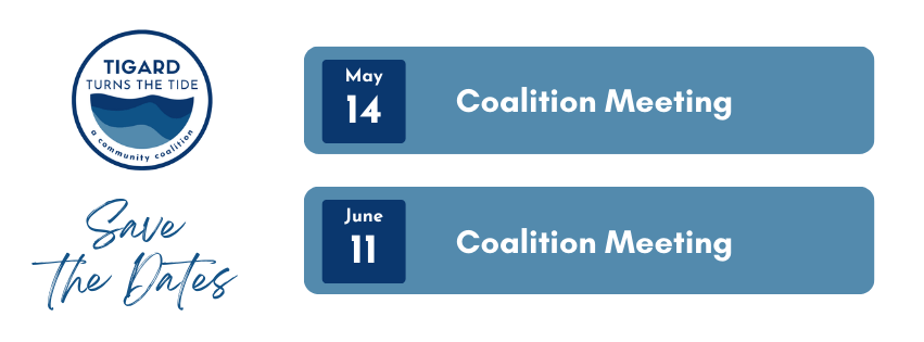 Save the Dates Spring Coalition Meetings
